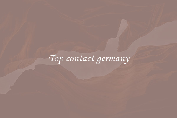 Top contact germany