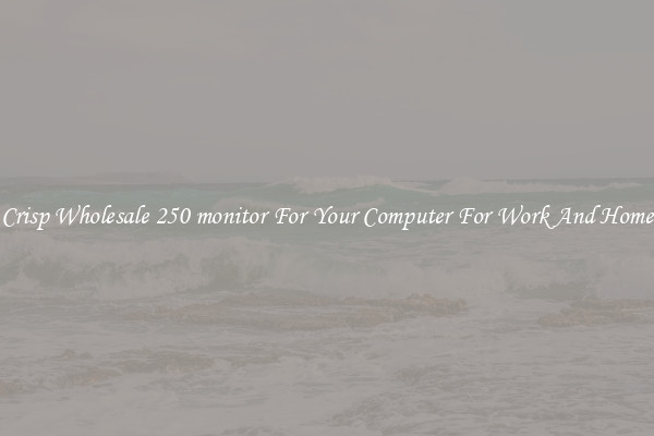 Crisp Wholesale 250 monitor For Your Computer For Work And Home