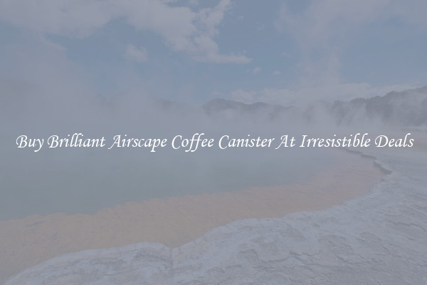 Buy Brilliant Airscape Coffee Canister At Irresistible Deals