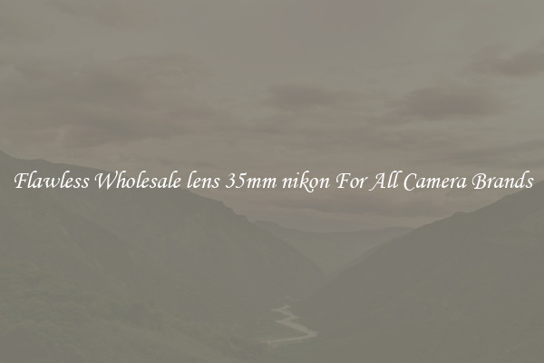 Flawless Wholesale lens 35mm nikon For All Camera Brands