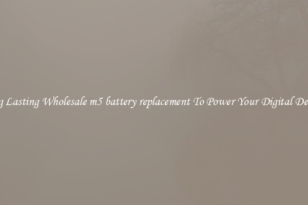Long Lasting Wholesale m5 battery replacement To Power Your Digital Devices