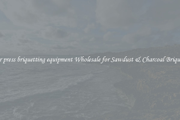  roller press briquetting equipment Wholesale for Sawdust & Charcoal Briquettes 
